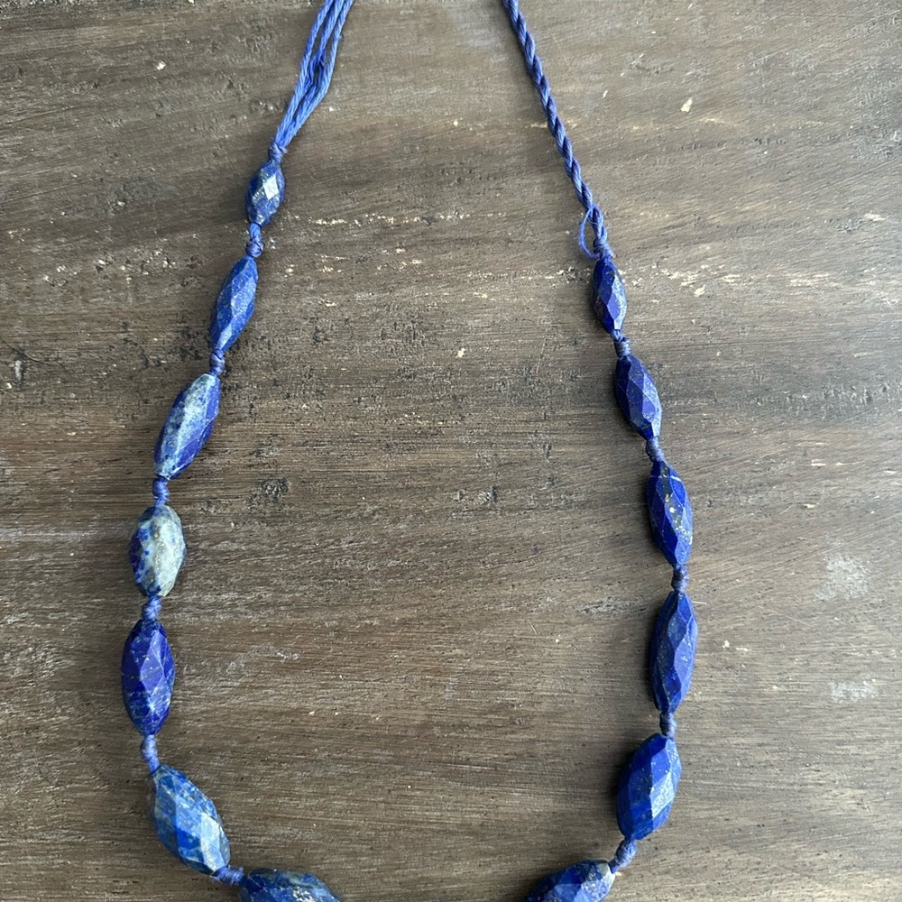 VTG Lapis Necklace - Picture 2 of 9